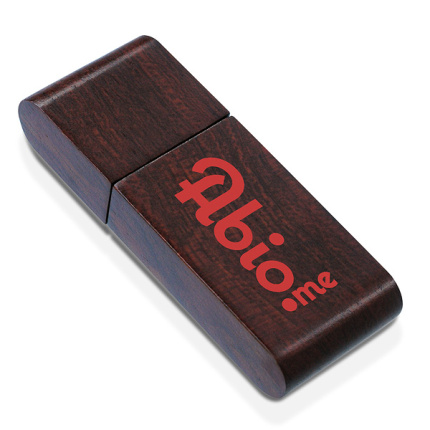 Duurzame houten USB stick - Topgiving
